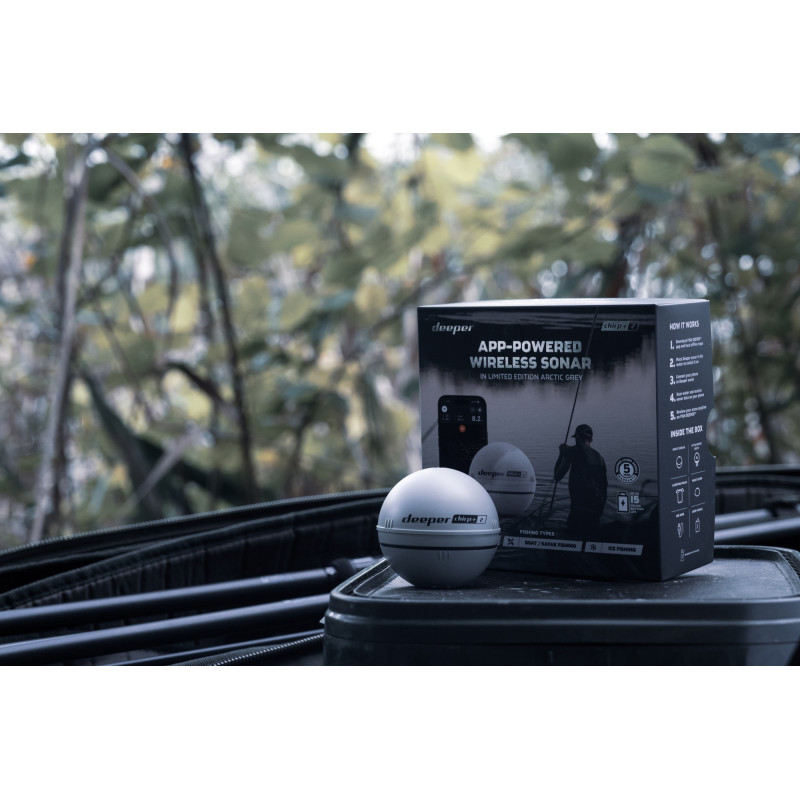 Echosonda Deeper Smart Sonar CHIRP+ 2 EDYCJA LIMITOWANA Arctic Grey Echosonda Deeper Smart Sonar CHIRP+ 2 EDYCJA LIMITOWANA Arctic Grey