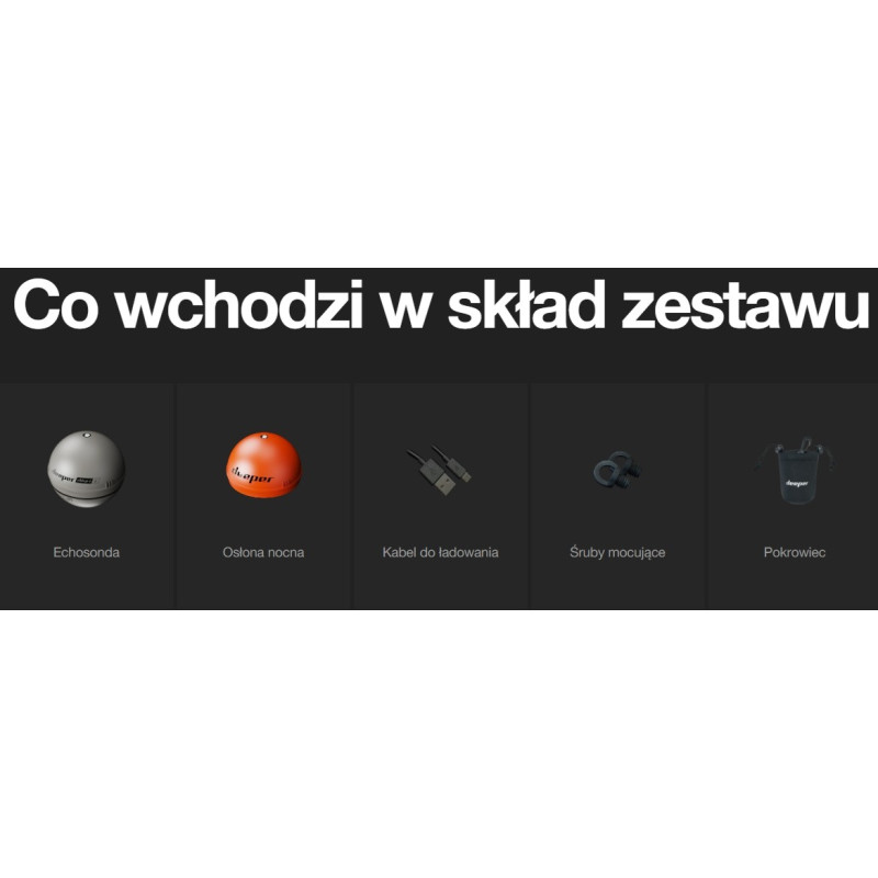 Echosonda Deeper Smart Sonar CHIRP+ 2 EDYCJA LIMITOWANA Arctic Grey Echosonda Deeper Smart Sonar CHIRP+ 2 EDYCJA LIMITOWANA Arctic Grey