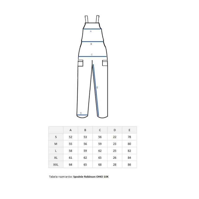 Spodnie Robinson Ohio 10K roz. S
