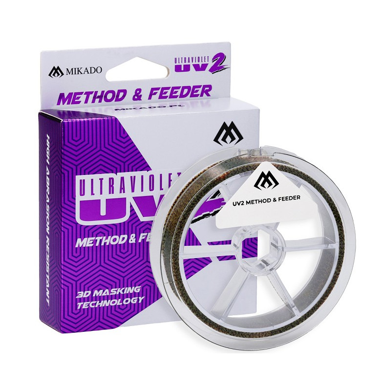 Żyłka Mikado - ULTRAVIOLET II METHOD&FEEDER 300m / 0,25mm Żyłka Mikado - ULTRAVIOLET II METHOD&FEEDER 300m / 0,25mm