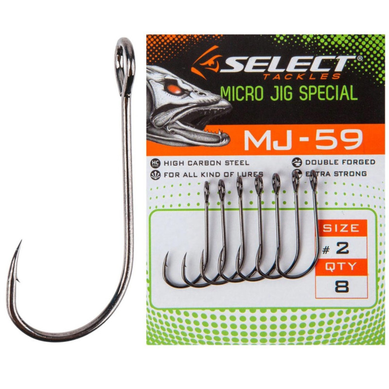 Haczyki SELECT MJ-59 Micro Jig Special hak 8