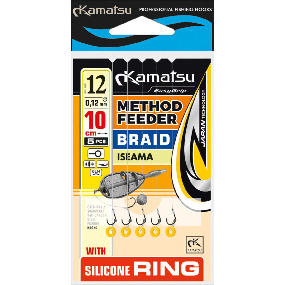 przypon-method-feeder-braid-iseama-silicone-ring-kamatsu