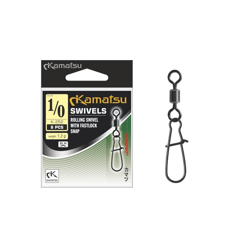 Krętlik z agrafką Kamatsu K252 roz. 4