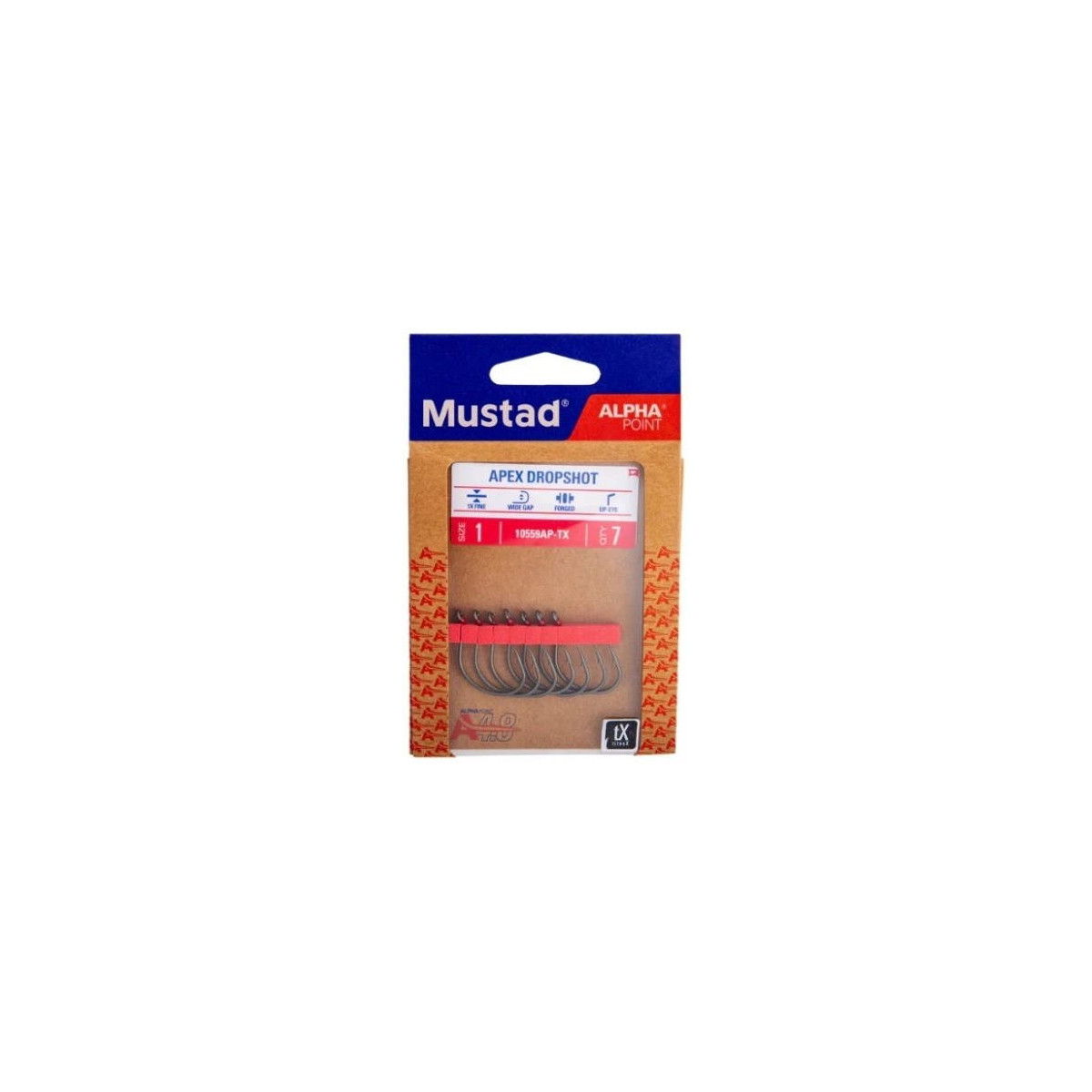 haczyk-drop-shot-apex-10559ap-tx-titanx-mustad haczyk-drop-shot-apex-10559ap-tx-titanx-mustad