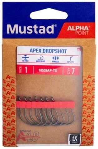 haczyk-drop-shot-apex-10559ap-tx-titanx-mustad haczyk-drop-shot-apex-10559ap-tx-titanx-mustad