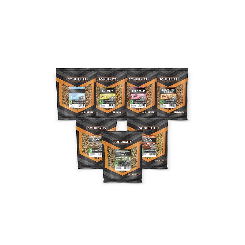 Pellet Zanętowy Sonubaits Stiki method Pellets 650g / 4mm / marine green
