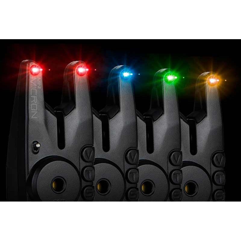 Sygnalizator Brań FOX Micron Multicolour zielony, niebieski, czerwony, pomarańczowy Sygnalizator Brań FOX Micron Multicolour zielony, niebieski, czerwony, pomarańczowy