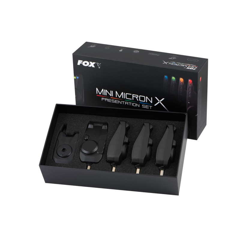Zestaw Sygnalizatorów FOX Mini Micron X 4 Rod set na 4 wędki