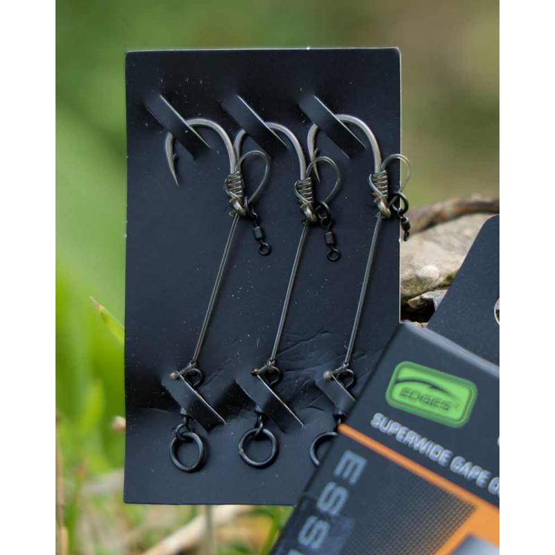 Przypony FOX karpiowe EDGES™ Super Wide Gape Chod Rigs hak 6 Przypony FOX karpiowe EDGES™ Super Wide Gape Chod Rigs hak 6