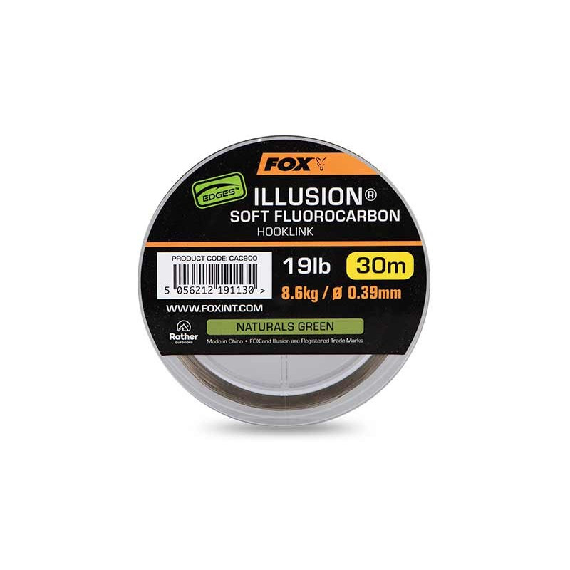 Żyłka FOX Illusion Soft Fluorocarbon 30m / 0,39mm Żyłka FOX Illusion Soft Fluorocarbon 30m / 0,39mm