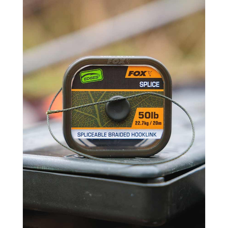 Plecionka FOX Edges Naturals Splice Hooklength 20m 50lb Plecionka FOX Edges Naturals Splice Hooklength 20m 50lb