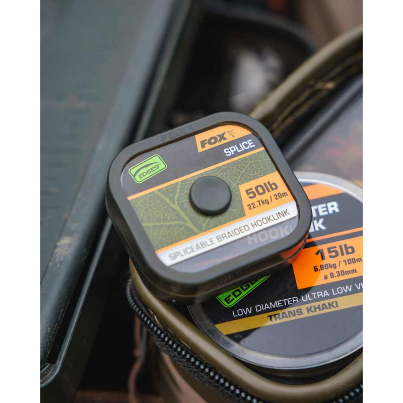 Plecionka FOX Edges Naturals Splice Hooklength 20m 50lb