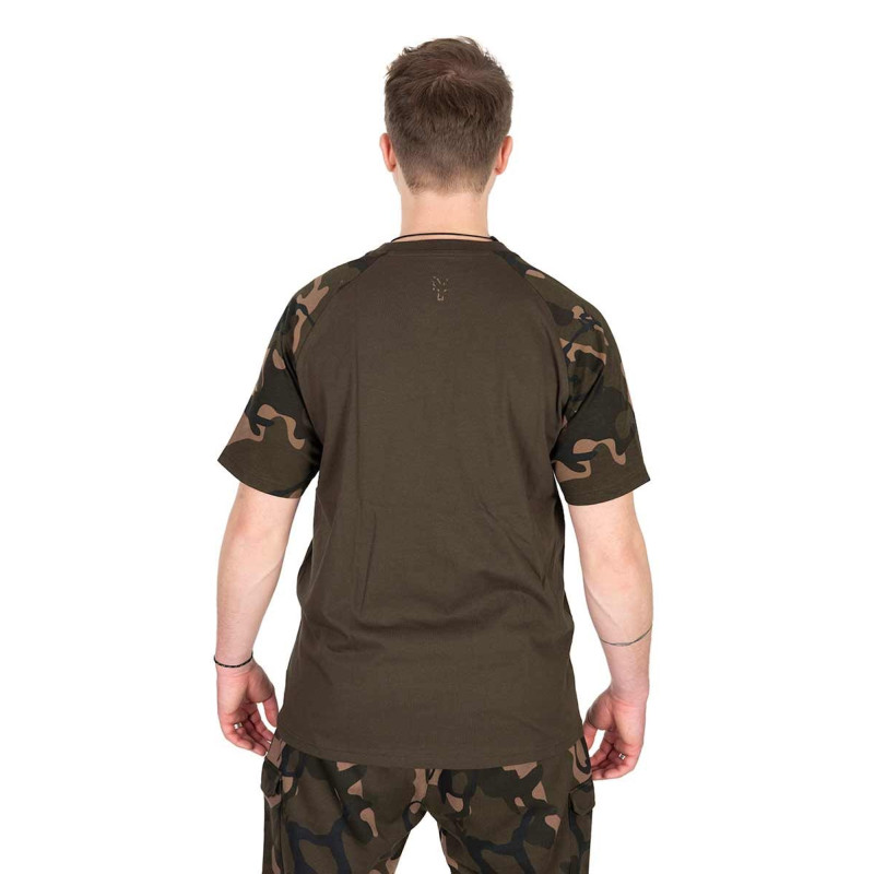 Koszulka FOX Khaki/Camo Outline T-Shirt roz. XL