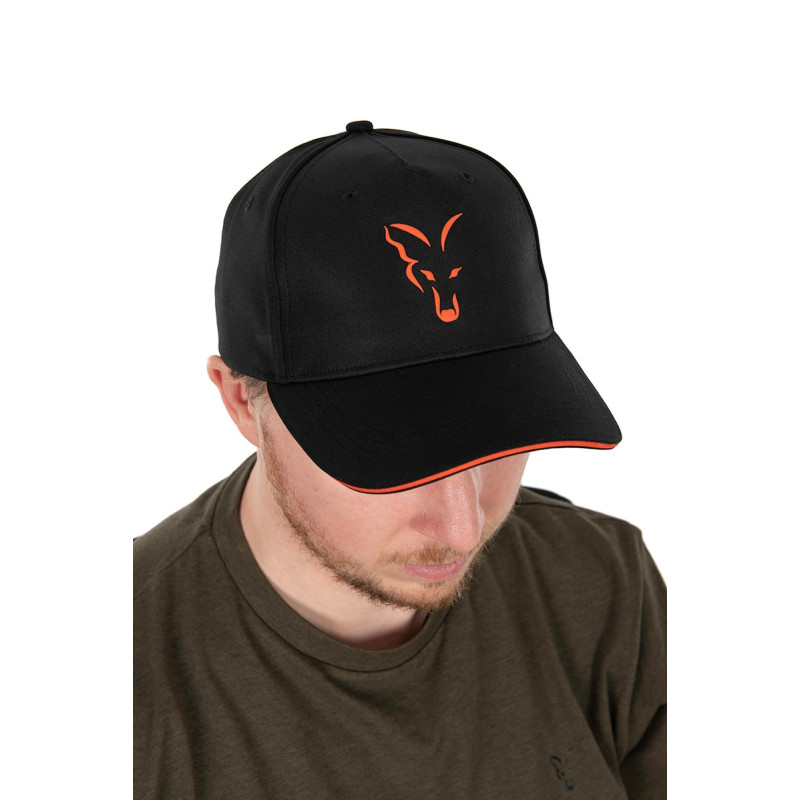 Czapka z daszkiem FOX Collection Baseball Cap Black & Orange roz. uniwersalny