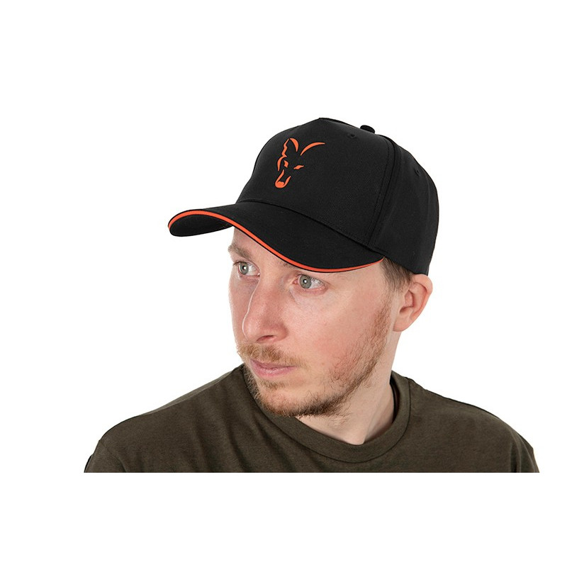 Czapka z daszkiem FOX Collection Baseball Cap Black & Orange roz. uniwersalny