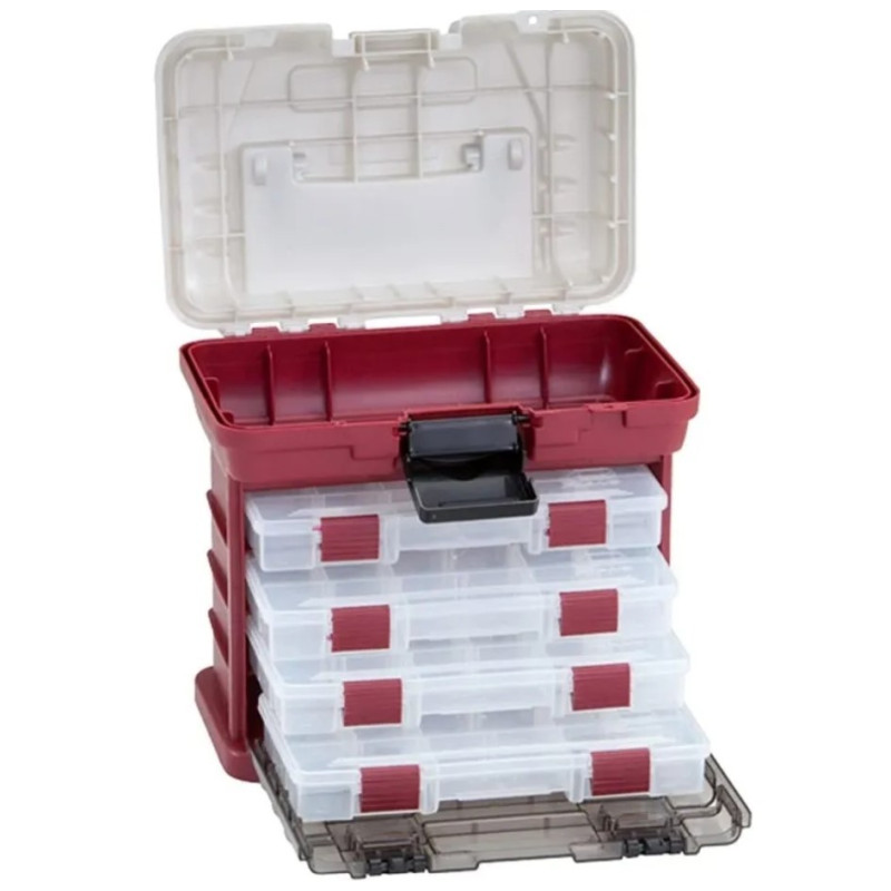 Skrzynka Plano 4-By Rack System 3500 Red/Silver pmc135402 / 25,1 x 16,5 x 25,4 cm Skrzynka Plano 4-By Rack System 3500 Red/Silver pmc135402 / 25,1 x 16,5 x 25,4 cm