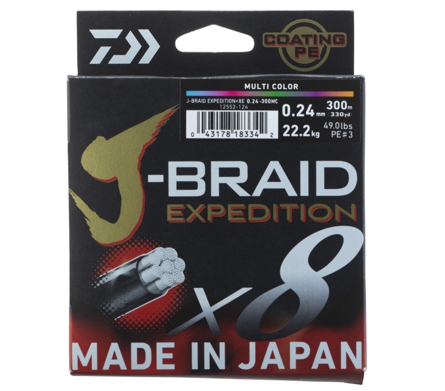 plecionka-j-braid-expedition-x8e-multicolor-daiwa plecionka-j-braid-expedition-x8e-multicolor-daiwa