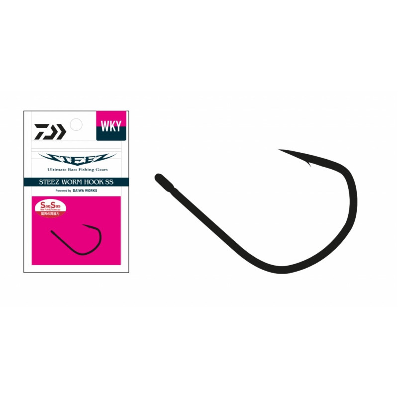 Haczyk Daiwa Steez Worm Hook hak 2/0 Haczyk Daiwa Steez Worm Hook hak 2/0