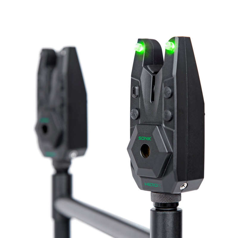 Sygnalizator brań Sonik Herox Bite Alarm Set 2+1 Bivvy Light