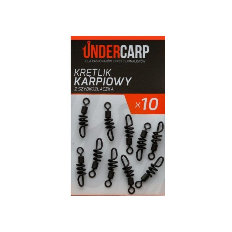 Krętlik Under carp karpiowy z szybkozłączką roz. 8 Krętlik Under carp karpiowy z szybkozłączką roz. 8