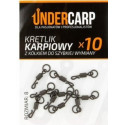 Krętlik Under carp karpiowy z kółkiem do szybkiej wymiany roz. 8 Krętlik Under carp karpiowy z kółkiem do szybkiej wymiany roz. 8