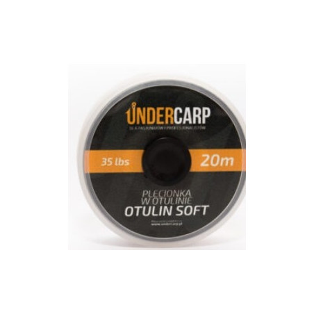 Plecionka przyponowa Under carp w otulinie Otulin Soft 20m - 25lb zielony Plecionka przyponowa Under carp w otulinie Otulin Soft 20m - 25lb zielony