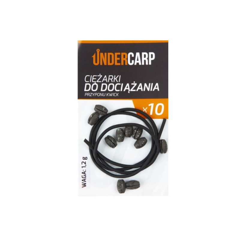 Ciężarki Under carp do dociążania przyponu Kwick 1,2g Ciężarki Under carp do dociążania przyponu Kwick 1,2g