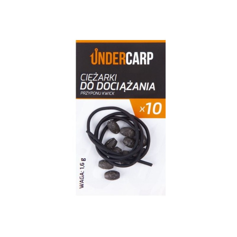 Ciężarki Under carp do dociążania przyponu Kwick 1,2g Ciężarki Under carp do dociążania przyponu Kwick 1,2g