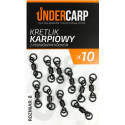 Krętlik Under carp karpiowy z podwójnym kółkiem roz. 8 Krętlik Under carp karpiowy z podwójnym kółkiem roz. 8