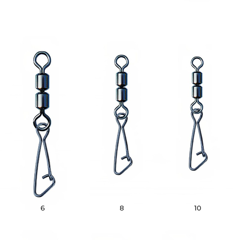 Krętlik z agrafką NYTRO Double Feeder Swivel with Hooked roz. 10 Krętlik z agrafką NYTRO Double Feeder Swivel with Hooked roz. 10