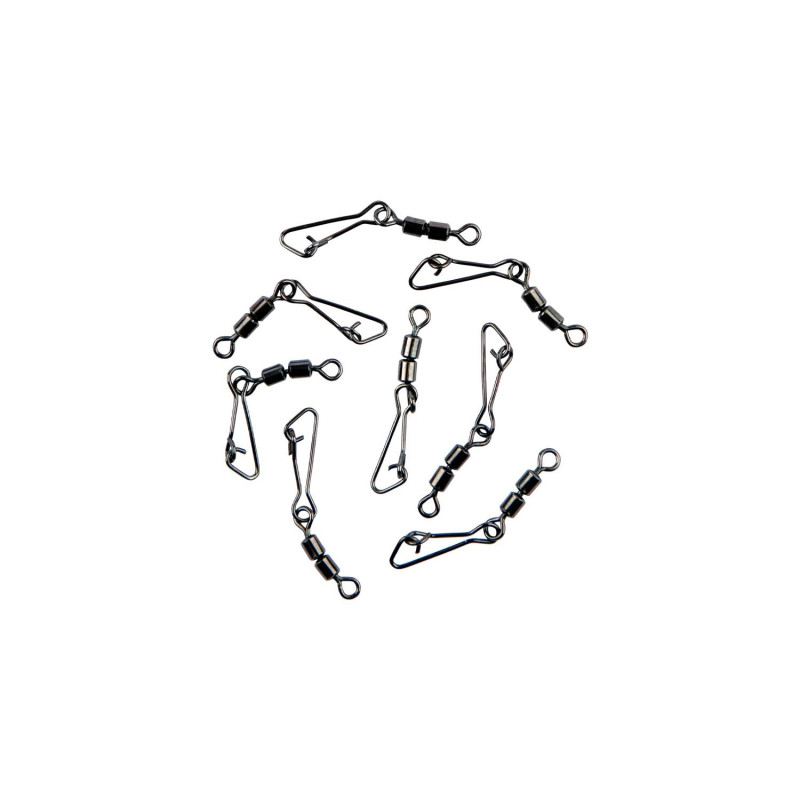 Krętlik z agrafką NYTRO Double Feeder Swivel with Hooked roz. 8 Krętlik z agrafką NYTRO Double Feeder Swivel with Hooked roz. 8