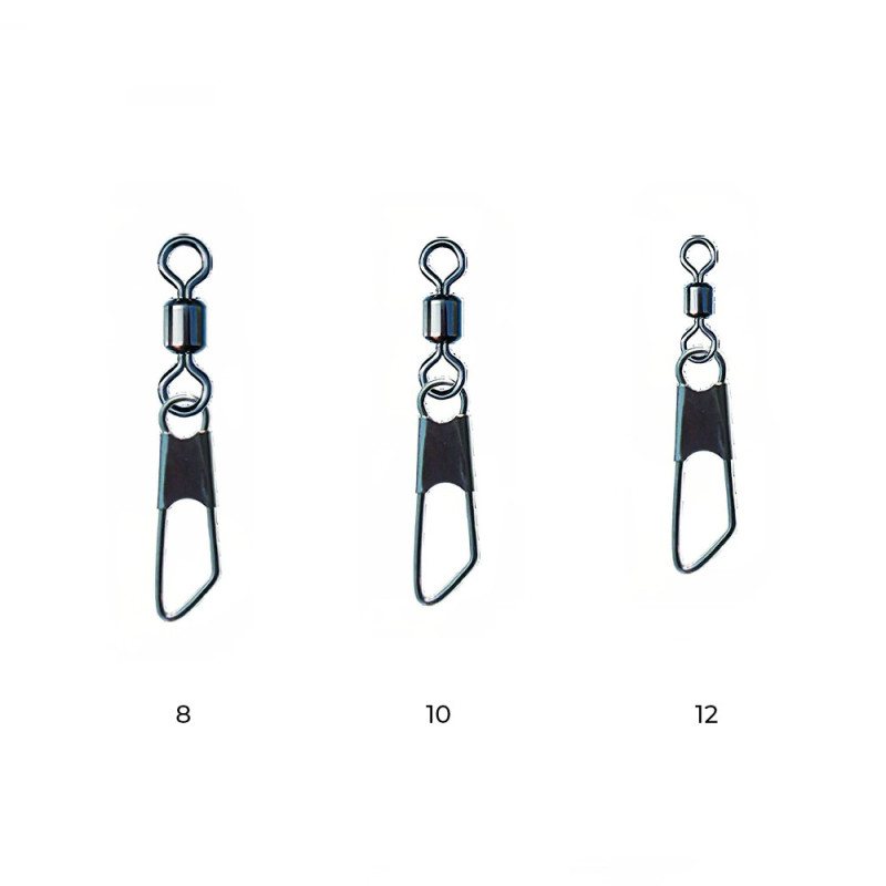 Krętlik z agrafką NYTRO Feeder Swivel with Safety Snap roz. 10 Krętlik z agrafką NYTRO Feeder Swivel with Safety Snap roz. 10