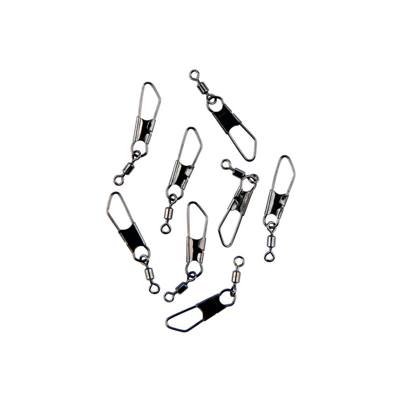 Krętlik z agrafką NYTRO Feeder Swivel with Safety Snap roz. 10 Krętlik z agrafką NYTRO Feeder Swivel with Safety Snap roz. 10