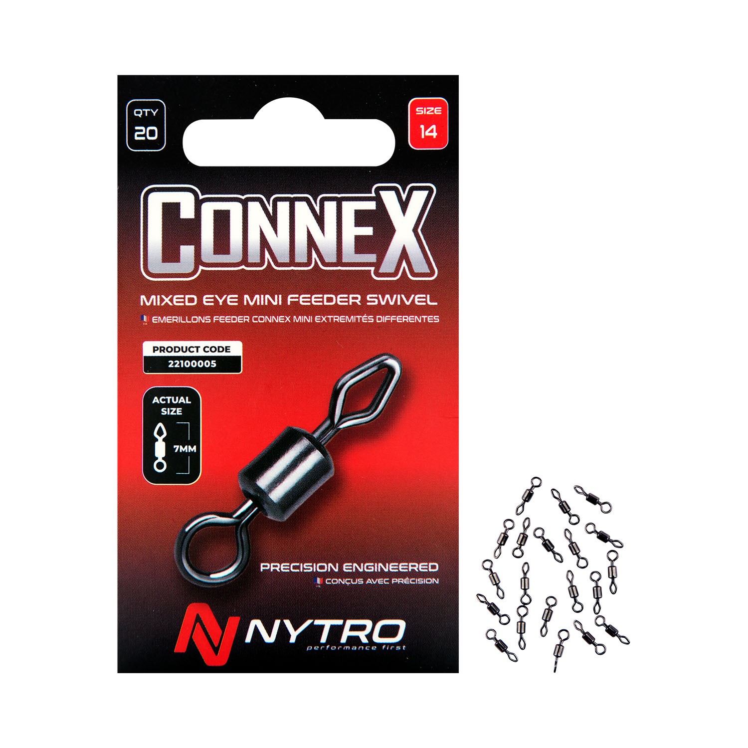 kretlik-mixed-eye-mini-feeder-swivels-nytro kretlik-mixed-eye-mini-feeder-swivels-nytro