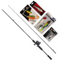 Zestaw wędka + multiplikator + akcesoria Fast Attack Pro Pike 210cm / 20-70g Abu Garcia Zestaw wędka + multiplikator + akcesoria Fast Attack Pro Pike 210cm / 20-70g Abu Garcia