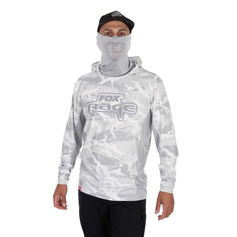 Koszulka FoxRage UV Hooded Light Camo Top roz. L Koszulka FoxRage UV Hooded Light Camo Top roz. L