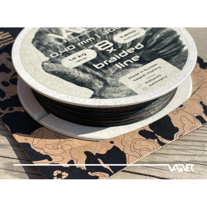 Plecionka VAGNER Line Camo Multicolor 300m / 0,50mm Plecionka VAGNER Line Camo Multicolor 300m / 0,50mm