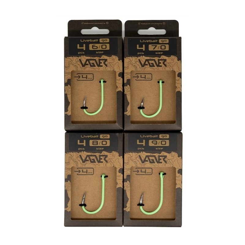 Haczyki VAGNER Livebait Go hak 7/0 Haczyki VAGNER Livebait Go hak 7/0