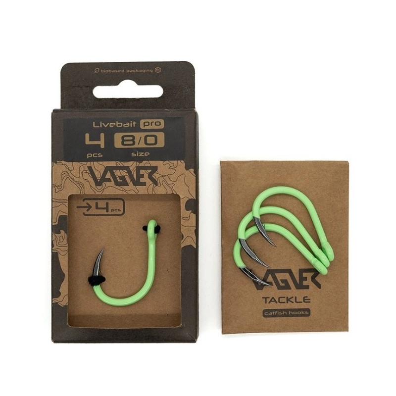 Haczyki VAGNER Livebait Pro hak 1/0 Haczyki VAGNER Livebait Pro hak 1/0