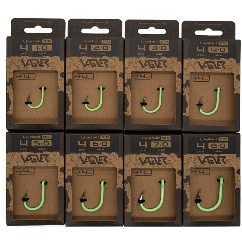 Haczyki VAGNER Livebait Pro hak 6/0 Haczyki VAGNER Livebait Pro hak 6/0