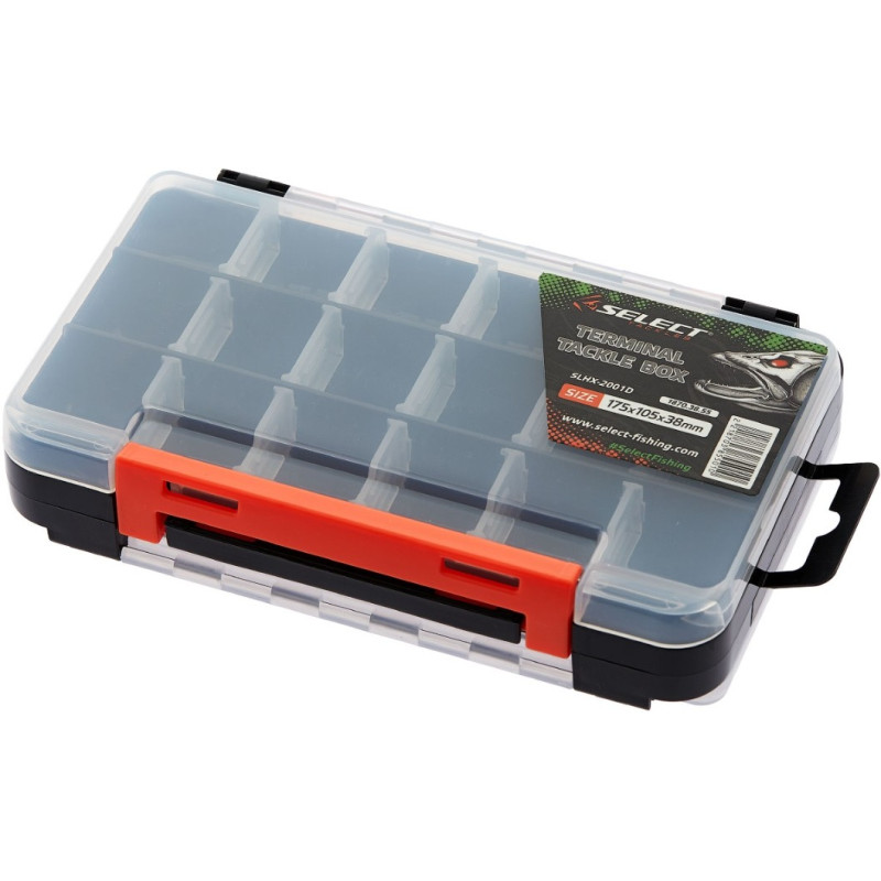 Pudełko SELECT Terminal Tackle Box SLHX-2001D 18703855 / 17.5 х 10.5 х 3.8 cm Pudełko SELECT Terminal Tackle Box SLHX-2001D 18703855 / 17.5 х 10.5 х 3.8 cm