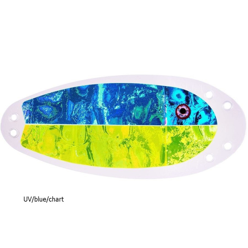 Błystka SALMON 8” UV/blue/chart VK Błystka SALMON 8” UV/blue/chart VK