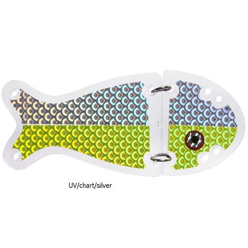 Błystka SALMON II 16.5 cm UV/chart/silver VK Błystka SALMON II 16.5 cm UV/chart/silver VK