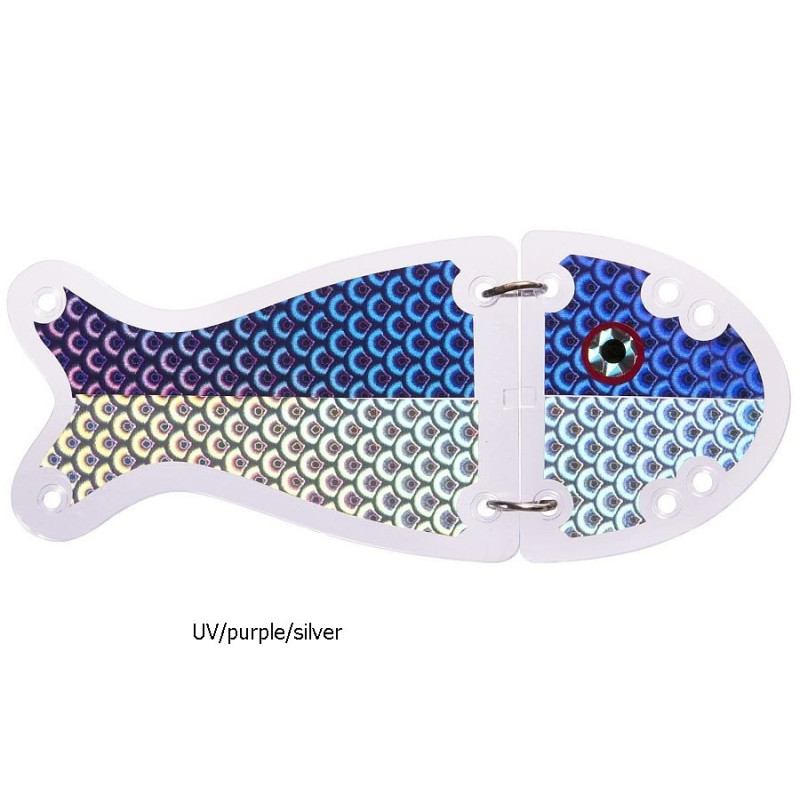 Błystka SALMON II 16.5 cm UV/purple/silver VK