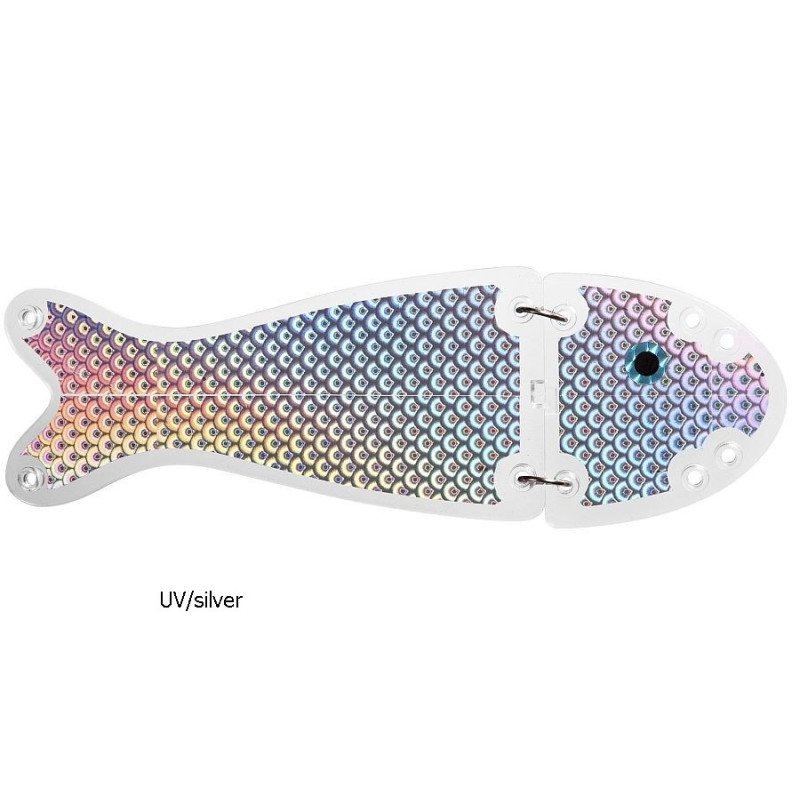 Błystka SALMON II 9,5” UV/silver VK