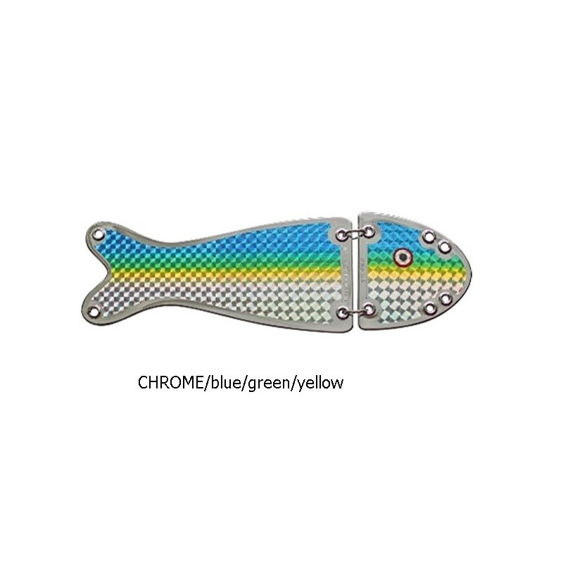 Błystka SALMON II 9,5” CHROME/blue/green/yellow VK Błystka SALMON II 9,5” CHROME/blue/green/yellow VK