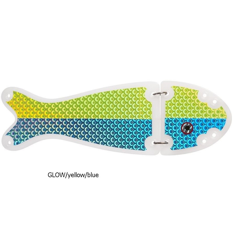 Błystka SALMON II 9,5” GLOW/yellow/blue VK