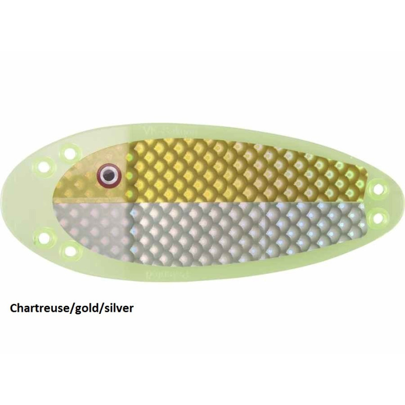 Błystka SALMON 6” chartreuse/gold/silver VK Błystka SALMON 6” chartreuse/gold/silver VK