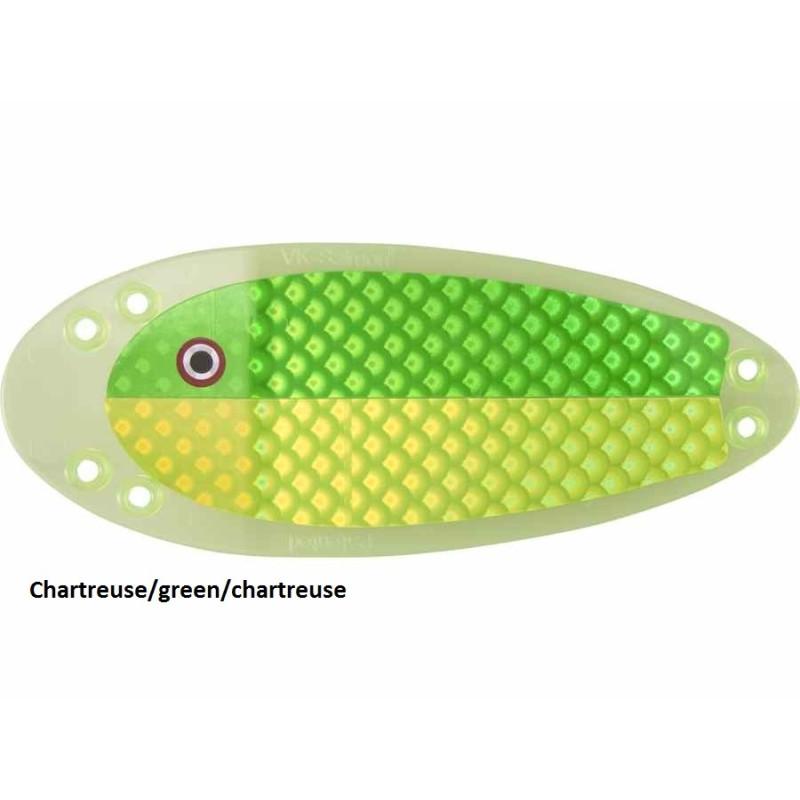 Błystka SALMON 6” chartreuse/green/chartreuse VK Błystka SALMON 6” chartreuse/green/chartreuse VK