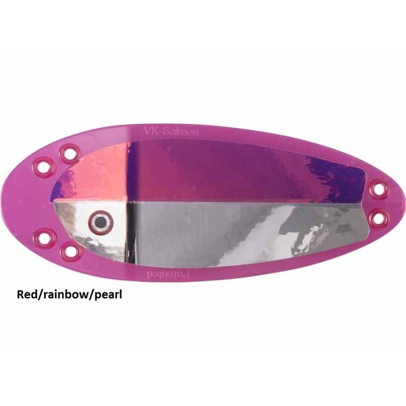 Błystka SALMON 6” red/rainbow/pearl VK